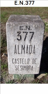 E.N. 377 - Almada - Torre - Lazarim - Palhais - Charneca - Fonte da Telha - ... - Marco do Grilo
 - Apostia - Alfarim - Caixas - Zambujal de Cima - Castelo de Sesimbra